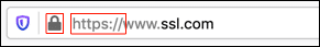 address bar