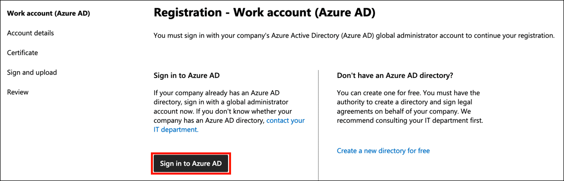 Logg på Azure ID