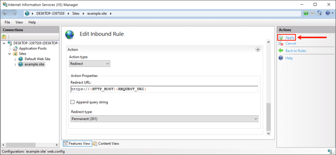 Redirigir HTTP a HTTPS con Windows IIS 10 - SSL.com