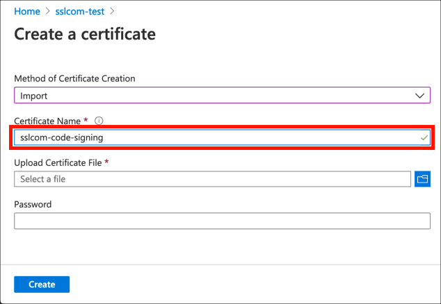 Entrez le nom du certificat