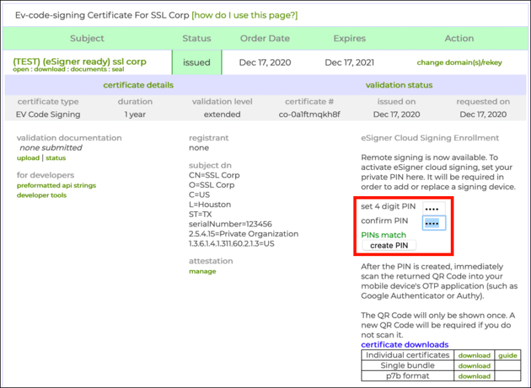 Remote EV Code Signing with eSigner - SSL.com