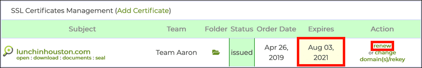 Renewing EV, OV, and IV Certificates - SSL.com