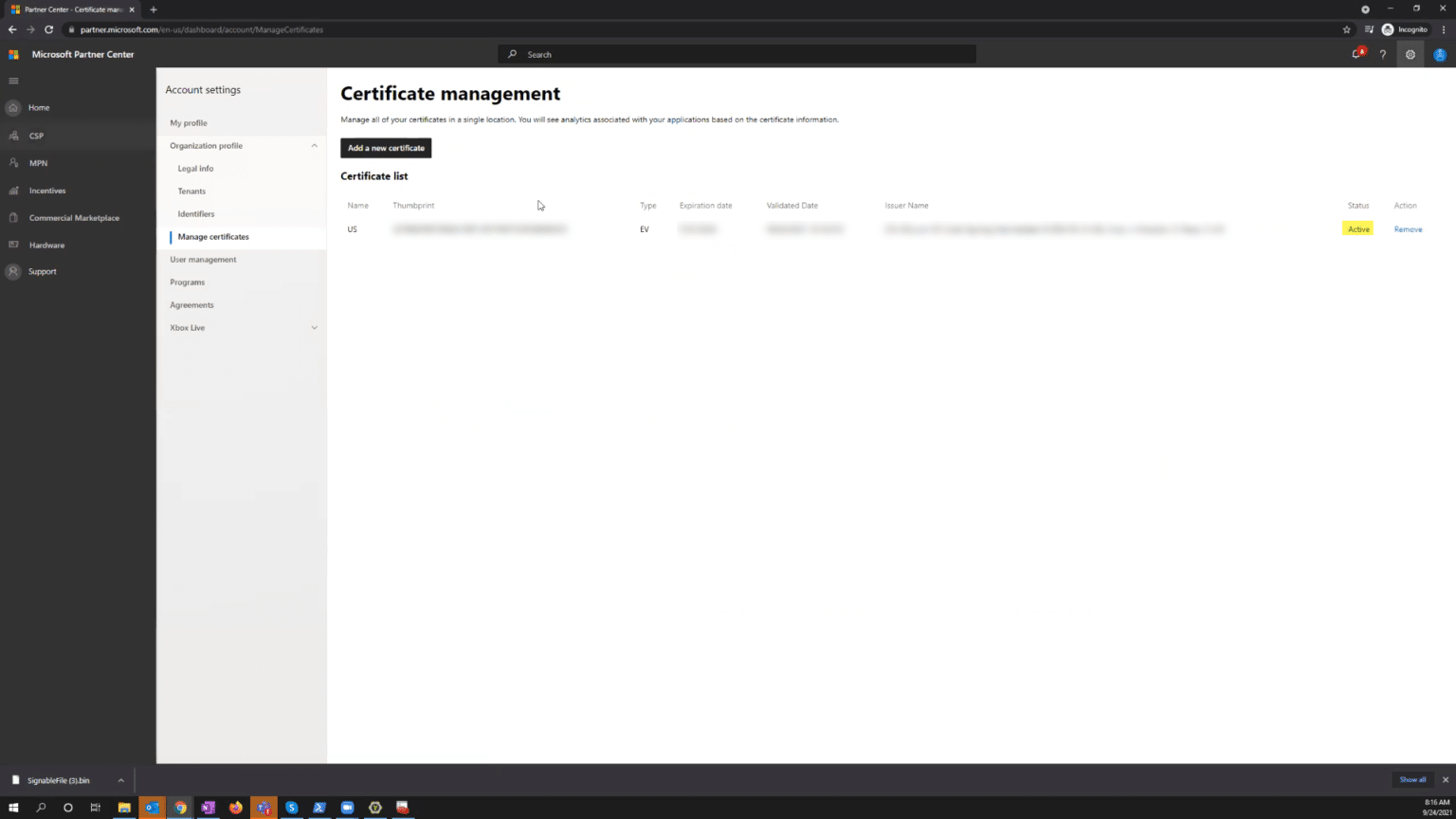 Signing Kernel-Mode Drivers for Windows using EV Code Signing or OV ...
