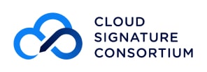 Insignia del Consorcio de firmas en la nube