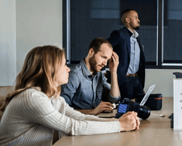 Company employees navigate a deepfake disaster